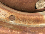 1968 VETTE RALLY WHEELS CODE AG 15X7