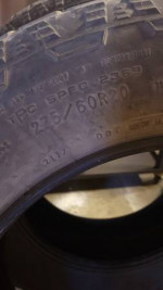 Goodyear Wranglers 275/60/20