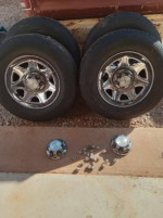 Chevy chrome rally wheels
