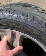 Brand new rim and tire