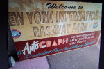 Antique sign New York International Raceway Park
