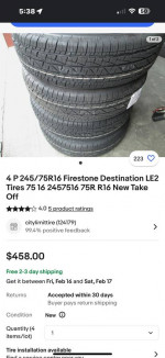 Toyota rims and tires