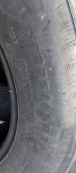 Lt275/65r20 Michelin ltx 10 ply