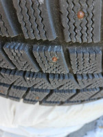 Goodyear 245/50R20 studded snow tires 4