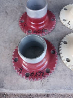 New set of four wire wheel adapters bolt pattern 6 on 5.5