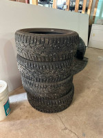 Nokian studded snow tires 225/55 R17 set of 4