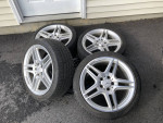 18" Mercedes AMG Genuine Wheels + Tires