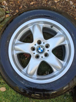 2 BMW 18 inch wheels for 2002 - 2006 X5 SUV with Michelin mxv4 tires
