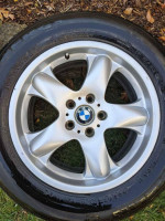 2 BMW 18 inch wheels for 2002 - 2006 X5 SUV with Michelin mxv4 tires