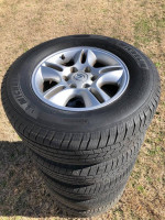 265/65R17 Michelin Defender LTX M/S Tires on 17" GX470 Wheels, 6 Lug