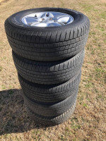 265/65R17 Michelin Defender LTX M/S Tires on 17" GX470 Wheels, 6 Lug