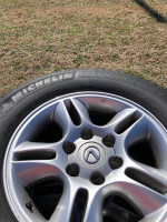 265/65R17 Michelin Defender LTX M/S Tires on 17" GX470 Wheels, 6 Lug