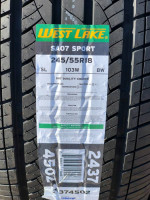 245/55/18 NEW TIRES WESTLAKE SET OF 4 OR SALE BY SINGLE TIRE