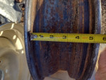 15x5 Vintage 6 lug GM Wheel Tabs & Nubs..Rare Steelie 🤠