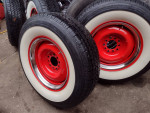 Coker Whitewalls & Wheel Vintique Steelies & Caps 🤠 225/75R/15