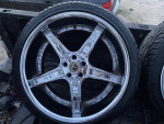 22 INCH DODGE CHARGER wheels and tires