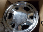 16" Factory GMC Polished aluminum wheels