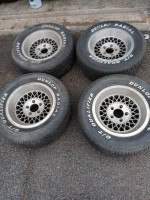 Set of four 15x7 Appliance mesh lace Wheels and tires