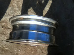 2 - FACTORY 15" X 6" -  6 LUG CHROME RIMS