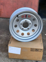 TRAILA RIM WHEEL 15 INCH STEEL 5 LUG NO SET ONLY SALE BY SINGLE RIM