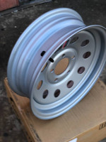 TRAILA RIM WHEEL 15 INCH STEEL 5 LUG NO SET ONLY SALE BY SINGLE RIM