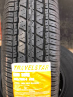 185/75/14 NEW TIRES WHITE WALL TRAVEL STAR SET OF 4