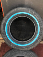 185/75/14 NEW TIRES WHITE WALL TRAVEL STAR SET OF 4