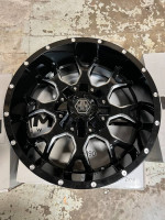 BRAND NEW 20" INCH MAYHEM 8015 20X9 G. BLK MILL WHEELS RIM 6X135/139.7