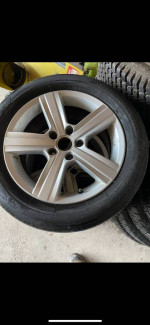 Golf/ Jetta 5x112 stock wheels and tires