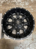 BRAND NEW 20" INCH MAYHEM WARRIOR 20X9 MATTE BLACK WHEELS 8X165.1/170