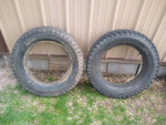 Pair Vtg 6.00-18 6 Ply Heavy Duty Goodyear Deluxe All-Weather Tires