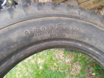 Pair Vtg 6.00-18 6 Ply Heavy Duty Goodyear Deluxe All-Weather Tires