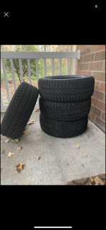 Set of 4 - 185/55/R15 Bridgestone Blizzak Winter Tires