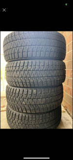 Set of 4 - 185/55/R15 Bridgestone Blizzak Winter Tires