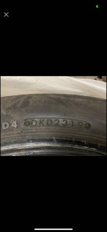 Set of 4 - 185/55/R15 Bridgestone Blizzak Winter Tires