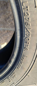 Lt275/70r18 Goodyear Kevlar A/t adventure 10 Ply only 120.00 for the pair
