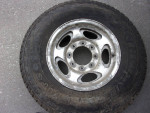(4) Wheels and tires LT 235/85R16 Ford 8 Lug 16 Inch LT 235 85 16