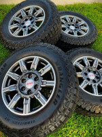 2024 GMC SIERRA 1500 18" WHEELS AND TIRES SILVERADO YUKON TAHOE