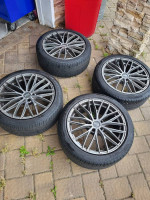 SET OF 4 oz RACING WHEELS AND TIRES