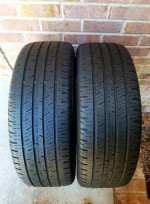 2 - Continental 215/55/18 All Season tires