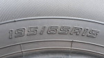 2 - Dunlop 195/65/15 Enasave All Season tires