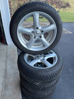 4 Excellent 195X55X16 87H GoodYear UltraGrip Snow Winter Tires on Sport Edition