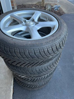 4 Excellent 195X55X16 87H GoodYear UltraGrip Snow Winter Tires on Sport Edition