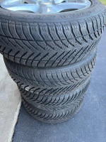 4 Excellent 195X55X16 87H GoodYear UltraGrip Snow Winter Tires on Sport Edition