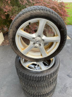 4 Like New 225X45X17 94T XL Federal Himalaya WS2 Snow Winter Tires on Sport Edit