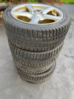 4 Like New 225X45X17 94T XL Federal Himalaya WS2 Snow Winter Tires on Sport Edit
