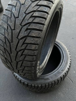 2 Like New 235X45X17 97T Hankook Winter I*Pike RS Snow Winter Tires