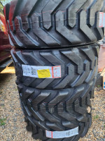 4 NEW 10-16.5 Powerking Rim Guard 10 ply Load E skidsteer tires
