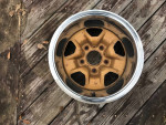 14X7 OLDS CUTLASS RALLY WHEEL BOLT ON CENTER CAP STYLE