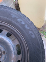 195 65 15 Toyo snow tires on Volvo steel rims